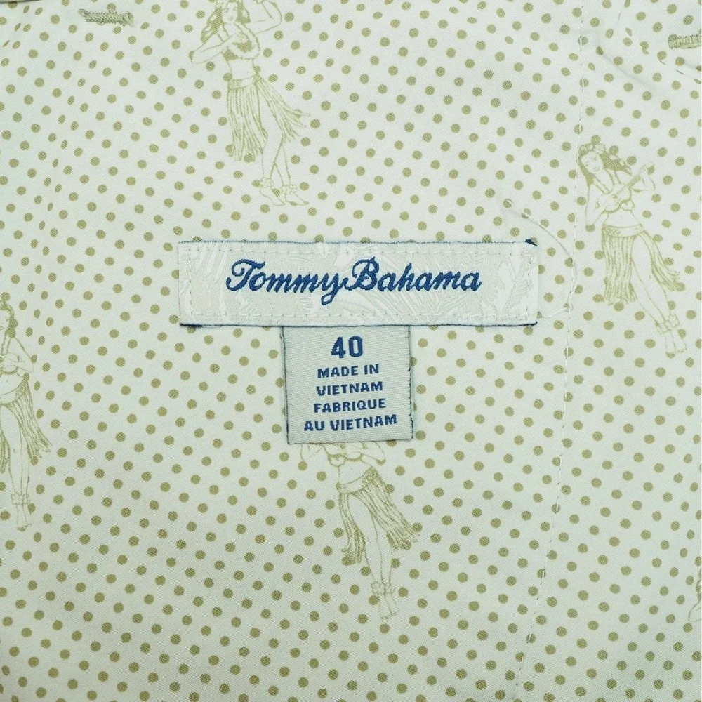 Tommy Bahama Chip Shot IslandZone Golf Chino Shorts Mens 40 Khaki Brown Tech